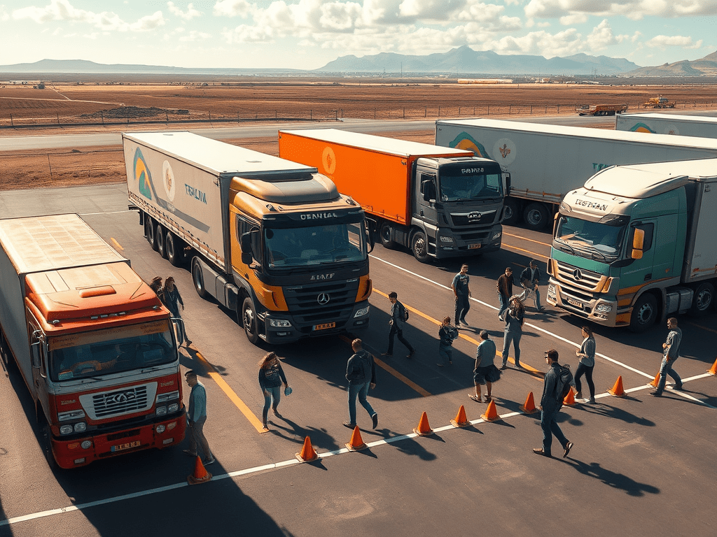 Exámenes de maniobra de vehículos pesados en&nbsp;Lanzarote