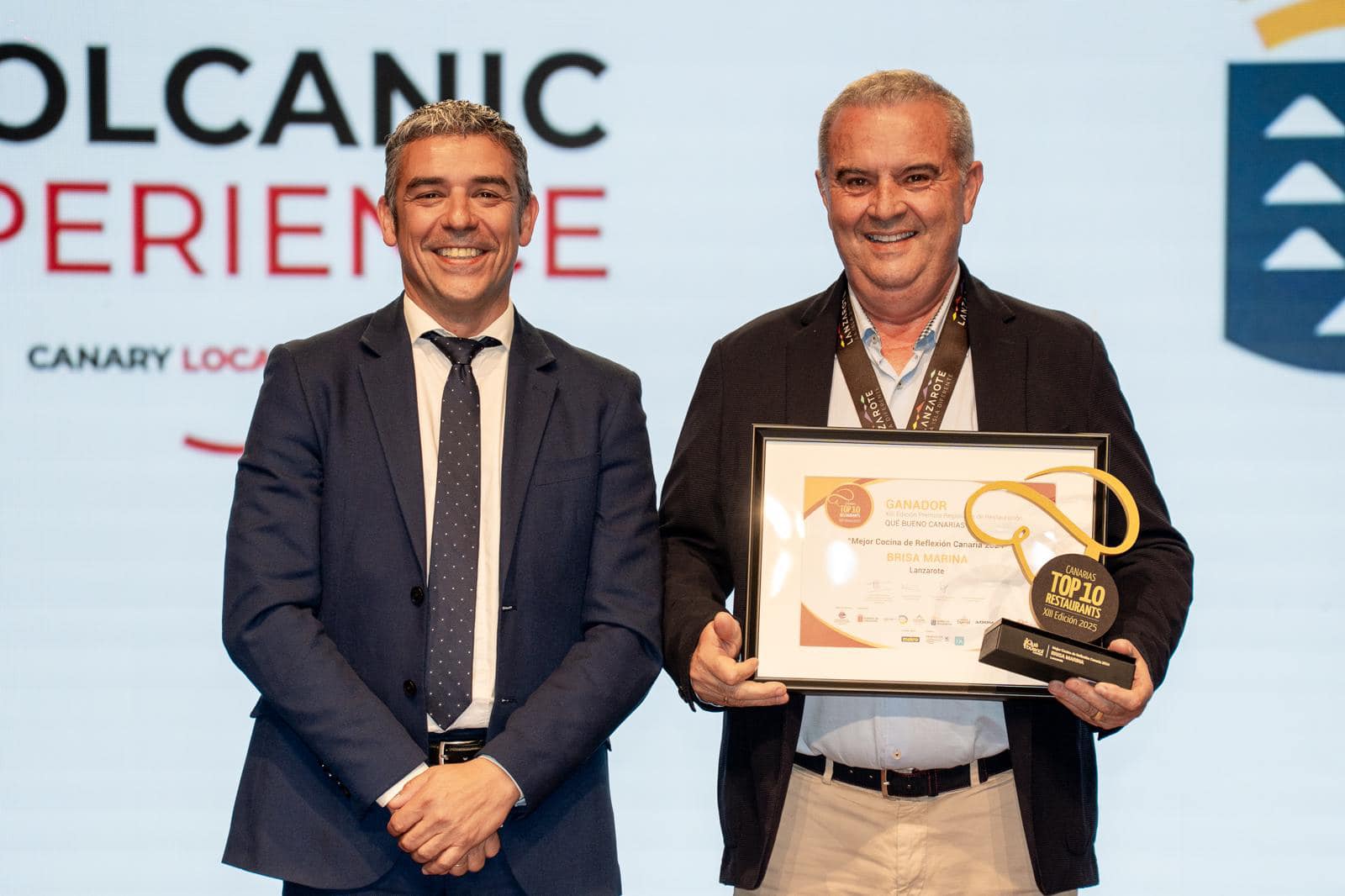 Sebe y Brisa Marina  brillan en los Premios Qué Bueno Canarias
