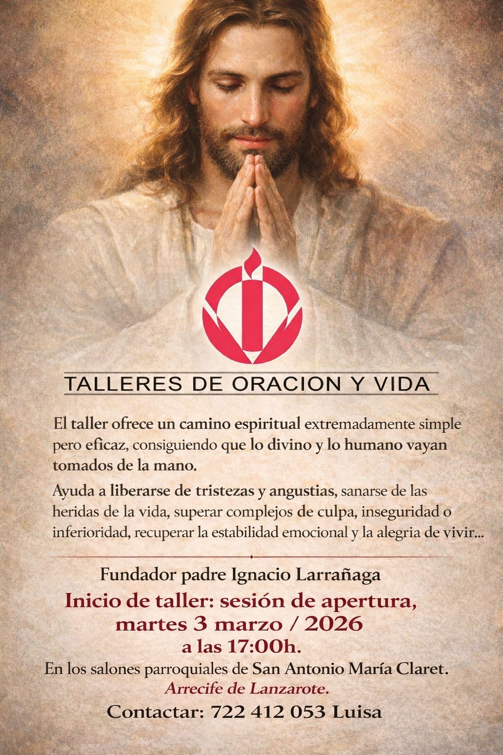 Talleres de Oración y Vida: un camino sencillo para sanar por&nbsp;dentro